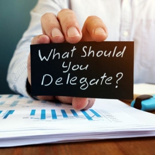 What tasks should you delegate by outsourcing?