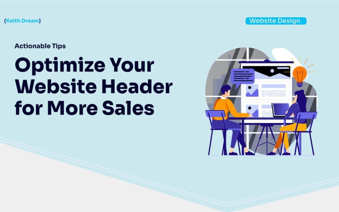 Optimize Your Website Header for More Sales With These Tips
