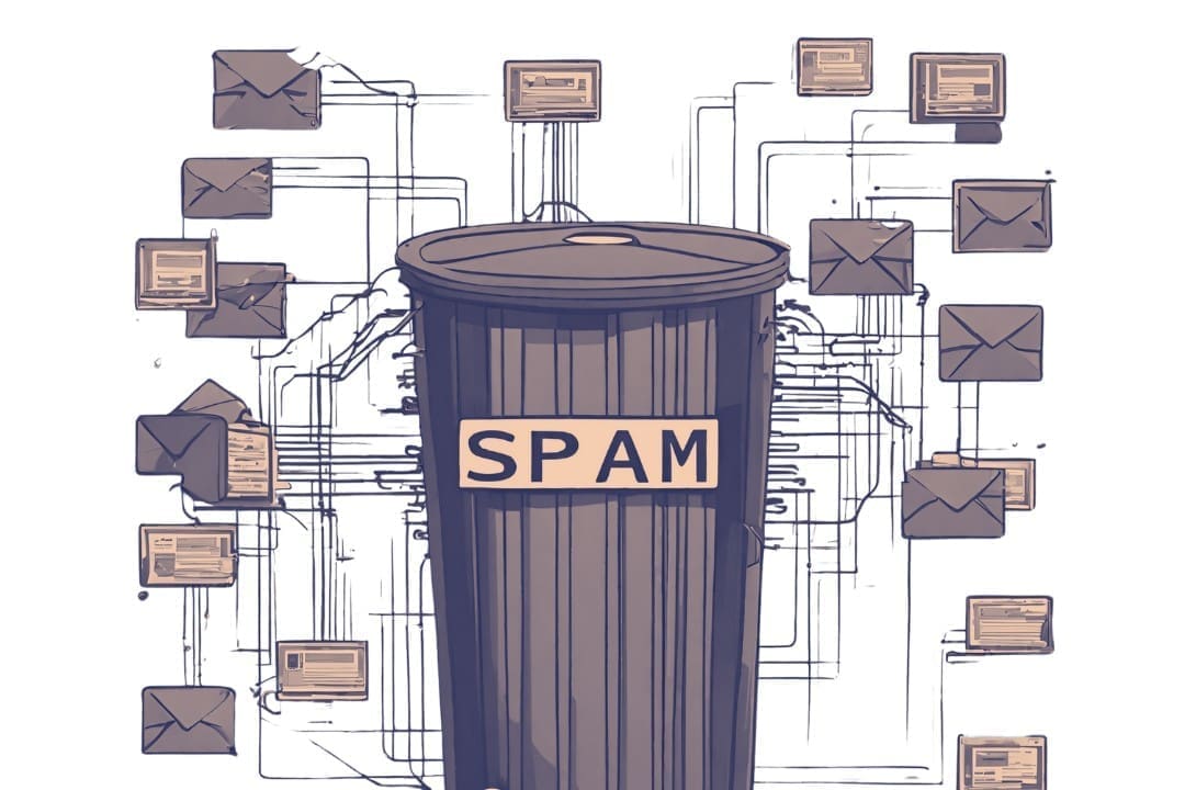 Email spam getting sent to garbage.