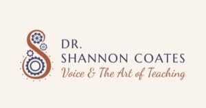Client logo for Dr. Shannon Coates, Voice and the art of teaching.